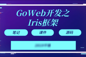 【千峰教育】Goweb开发之Iris框架实战