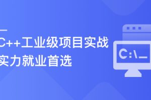 C++数据开放平台实战，手把手教你做工业级项目